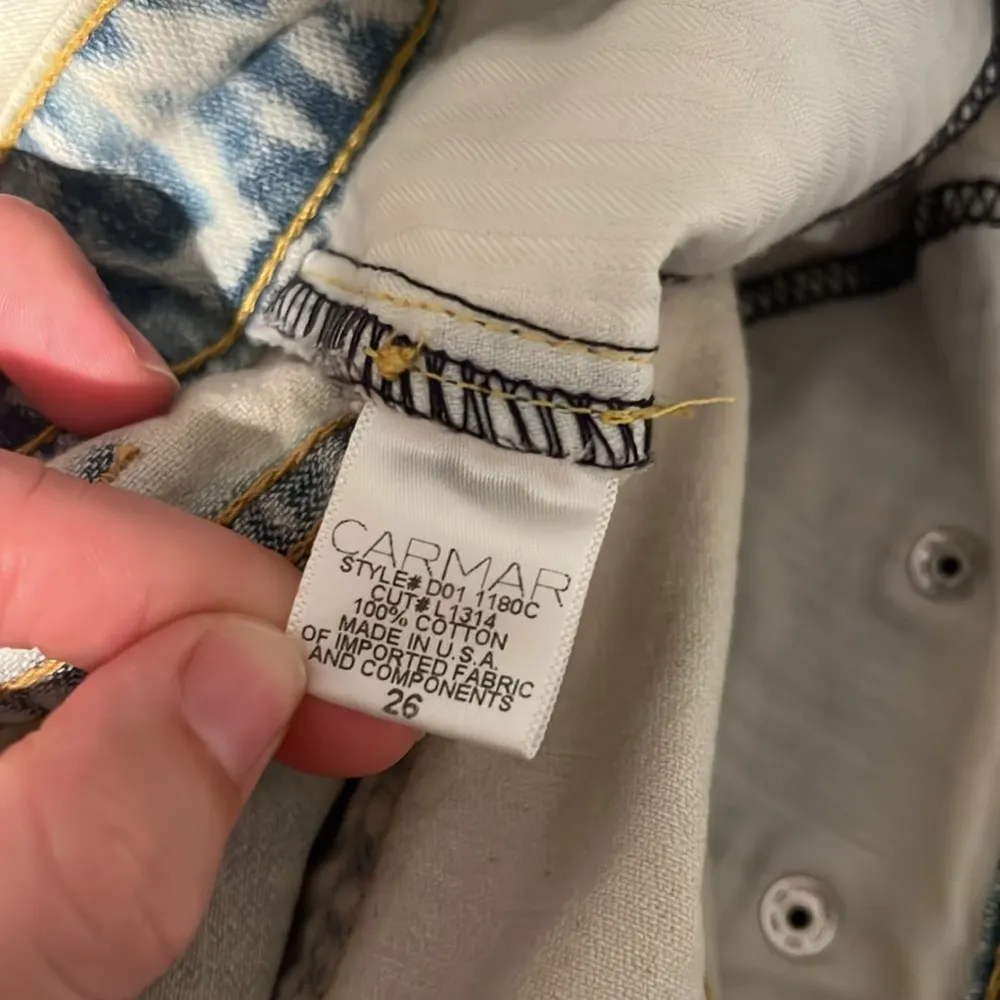 Carmar denim shorts. Size‎ 26 - Image 6