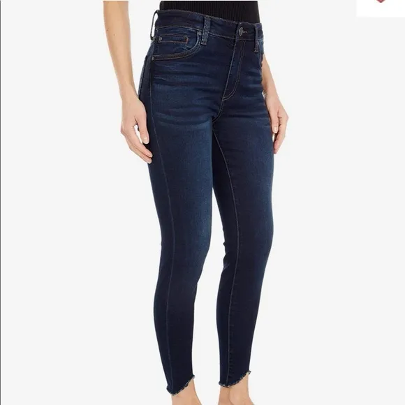 KUT from the Kloth Donna Curved Hem Ankle Skinny Jeans in Amity Size 2 - Image 2
