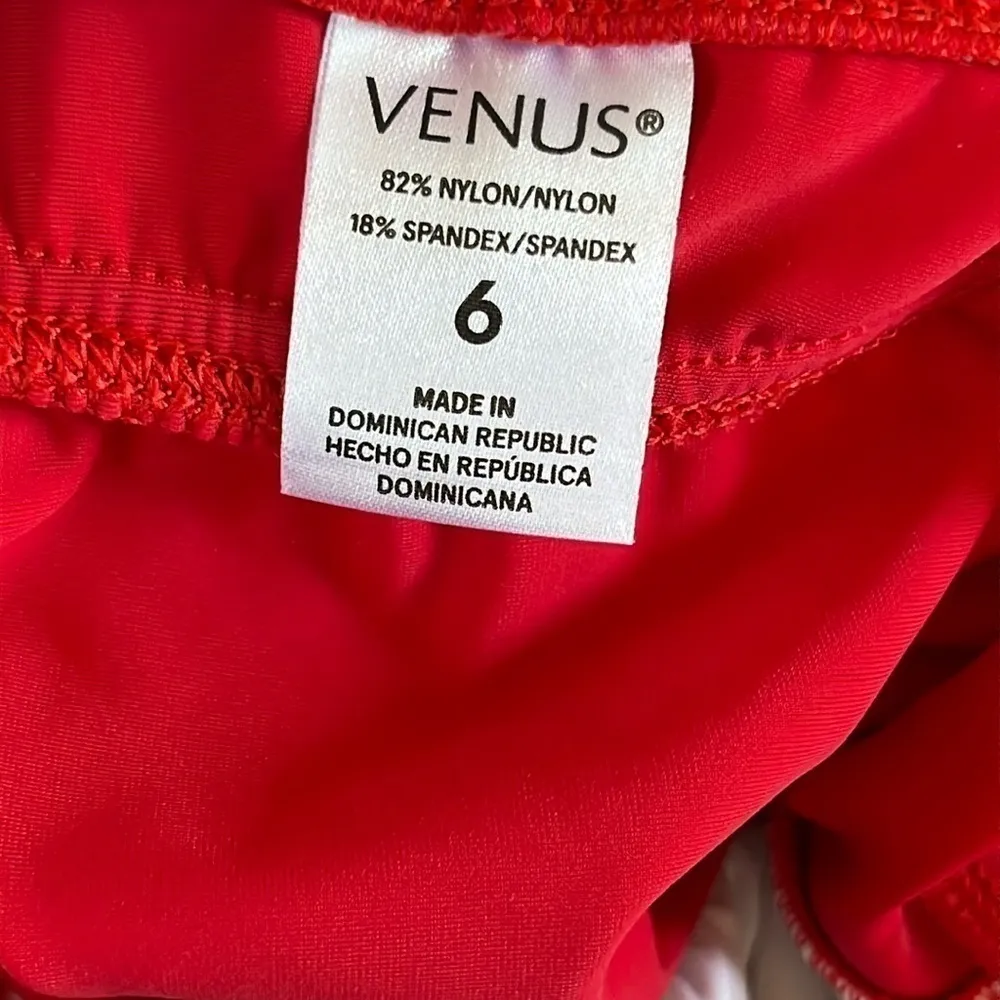 Venus - Red Swim Babydoll Tankini - 6 - Image 5