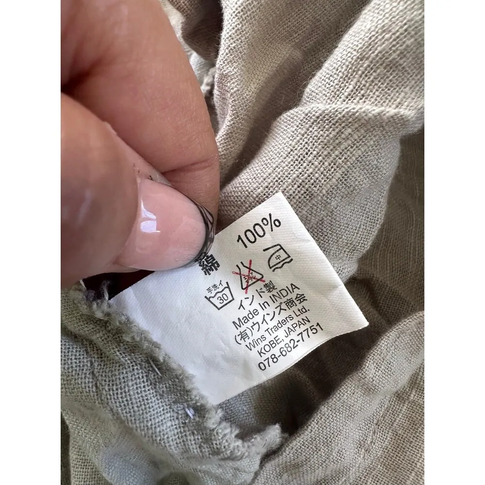 Daidai Women's 100% Cotton Slightly Sheer Mix Media Ruch Balls A - Image 8