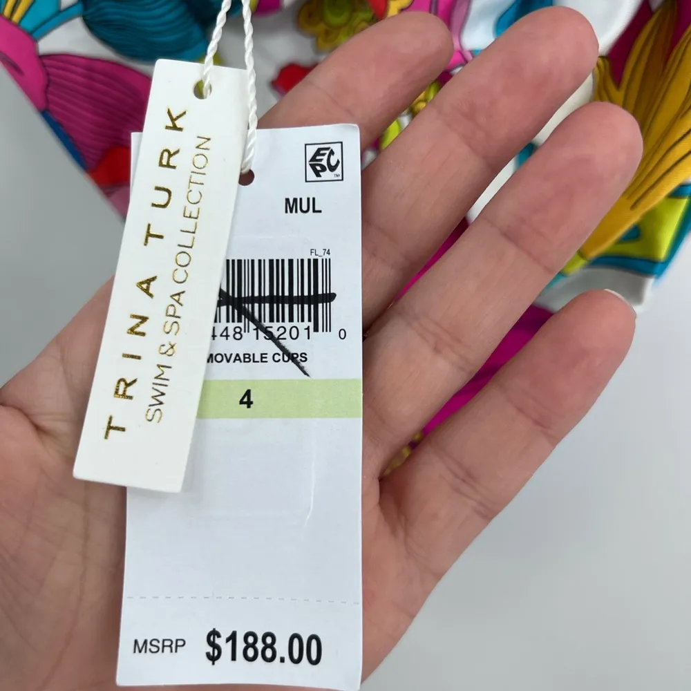 Trina Turk Fontaine Twist Back Convertible One Piece Swimsuit - Image 5