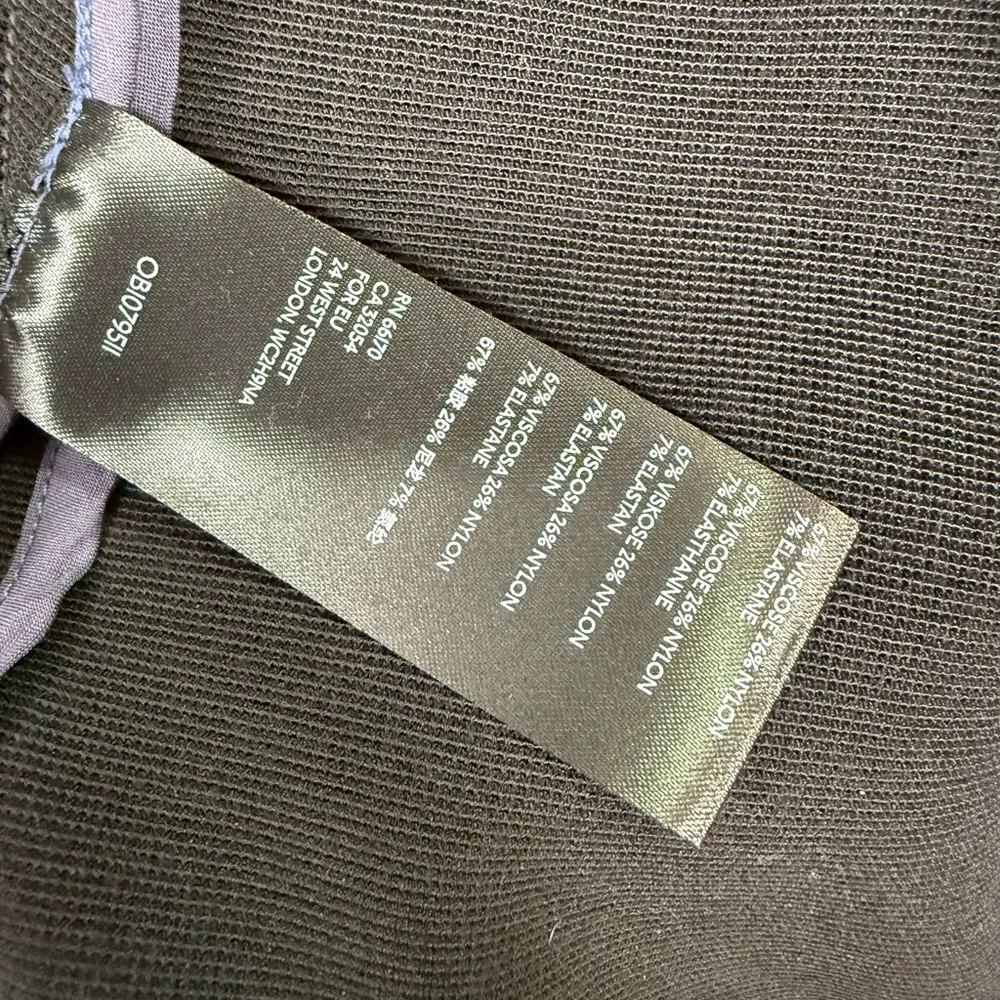 ANTHROPOLOGIE Tailored Moto Button Front Pea Coat Blazer W1469 Sz M - Image 7