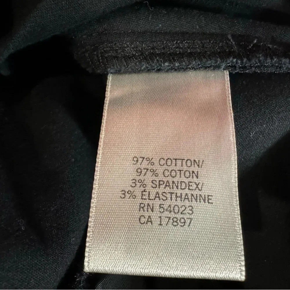 Women’s Banana Republic Jackson‎ Fit Cotton Blend Black Pants size 6R - Image 5