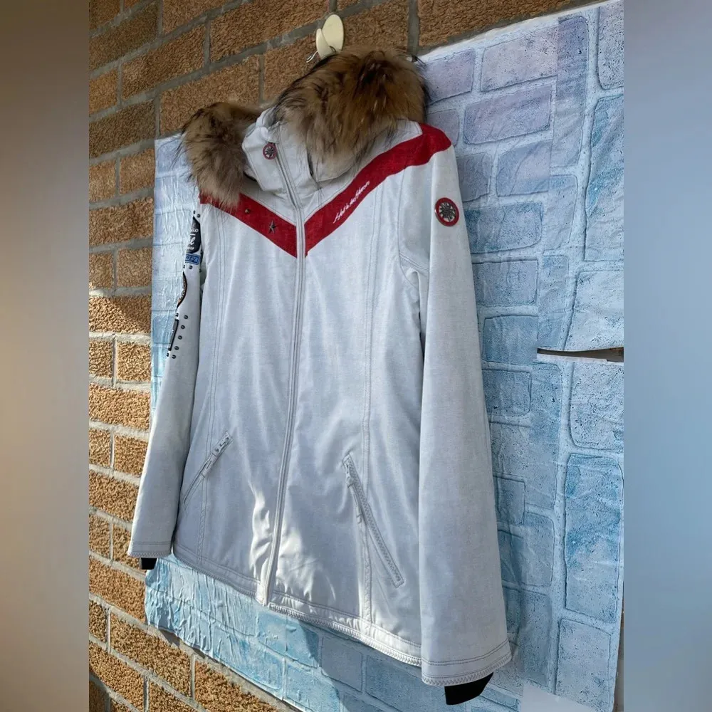 HELL IS FOR HEROES SONNTAG WOMENS SKI JACKET LARGE Green - Image 3