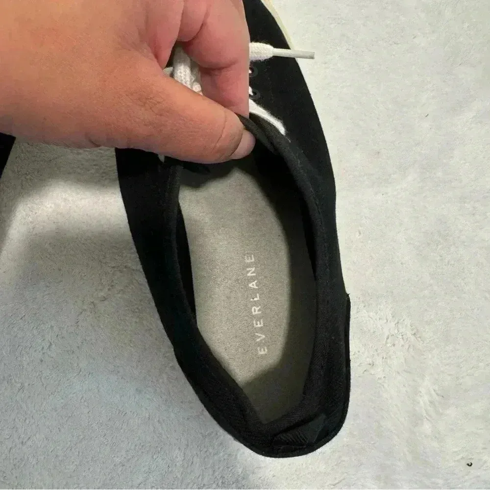 Everlane Canvas Sneakers in Black size 7 - Image 7