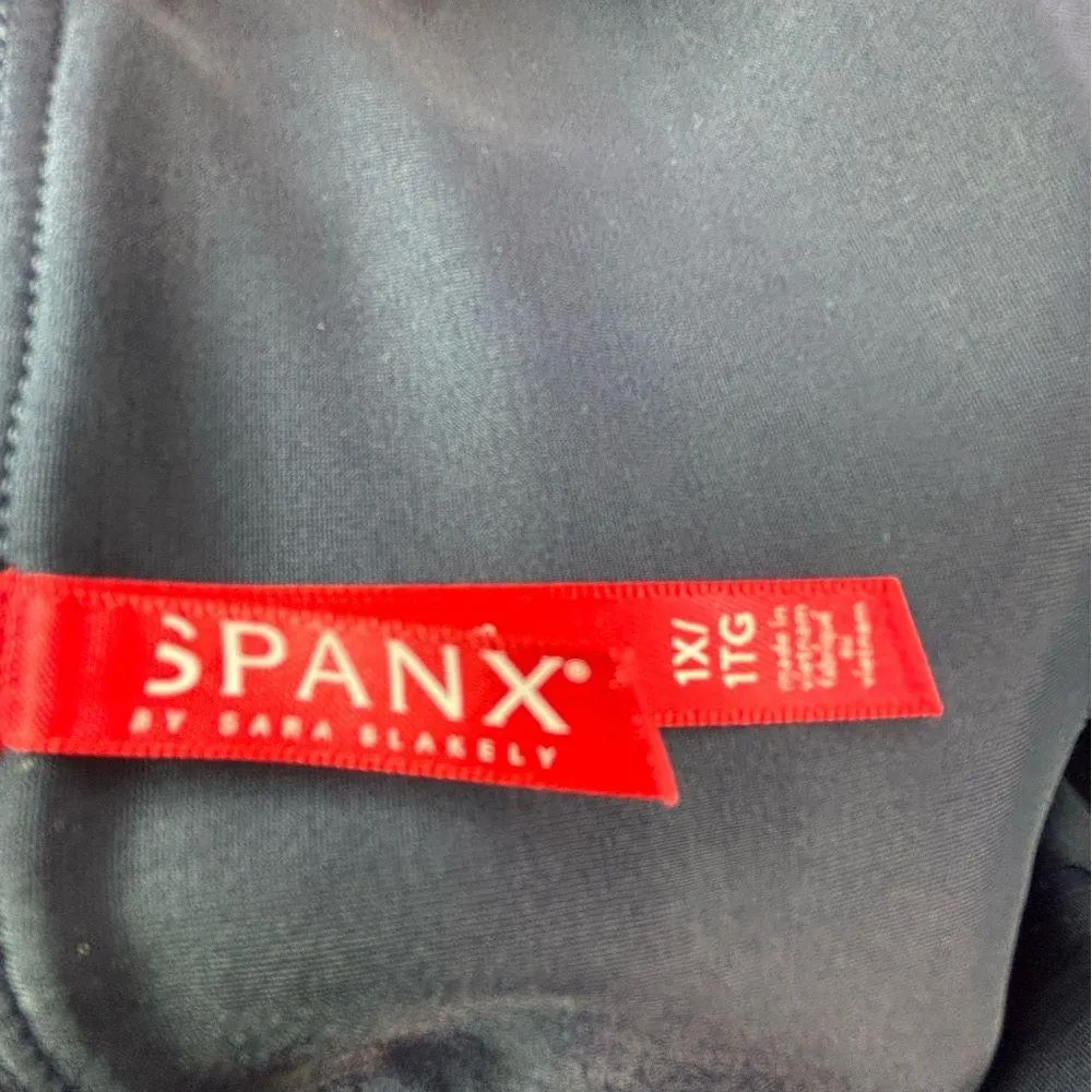 SPANX 1X Black Support Pants in Darkest Navy Like New! - Image 5