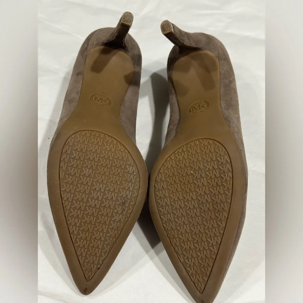 Michael Kors Taupe Suede Heels - Image 9
