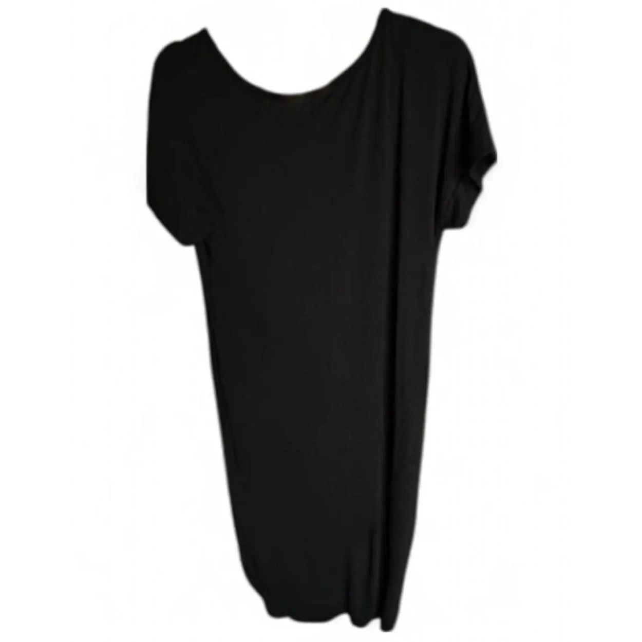 Time & Tru Black Knit‎ Maxi Dress Small V - Image 2