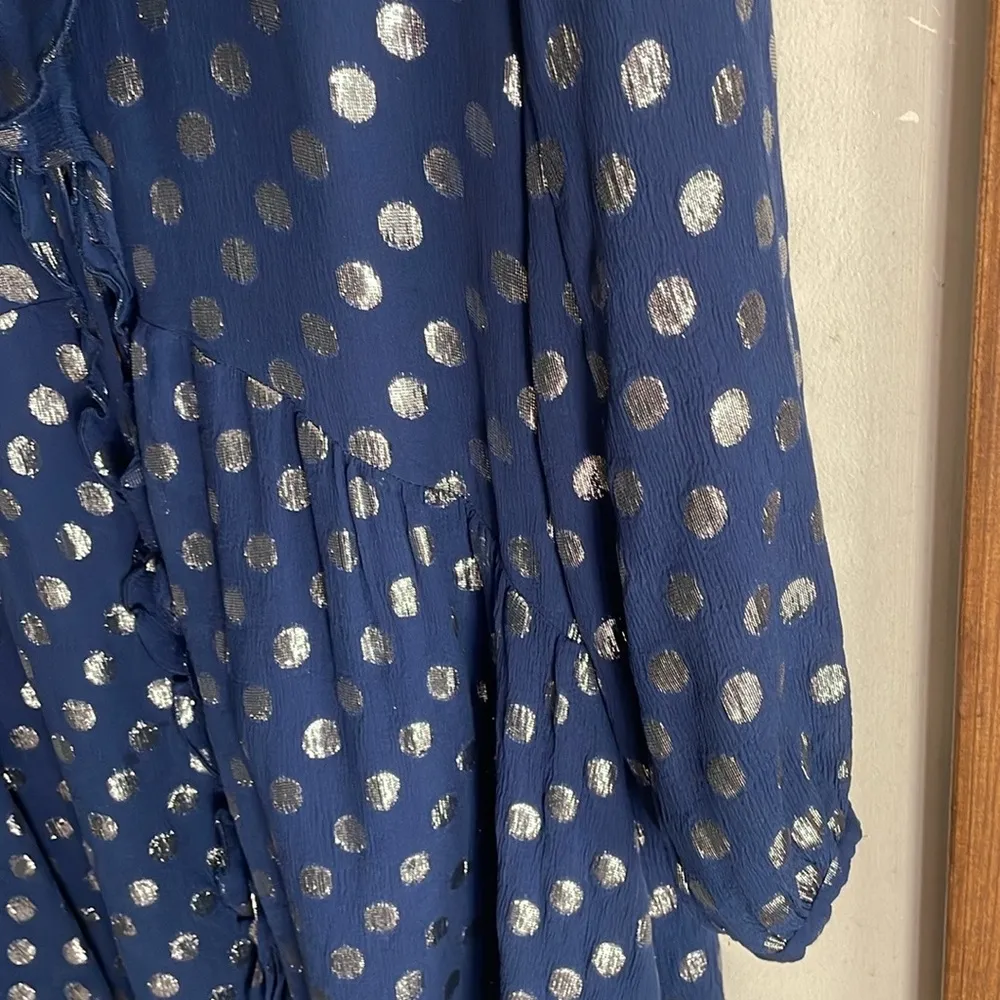 Saloni Tilly Metallic Fil Coupé Silk - Image 10