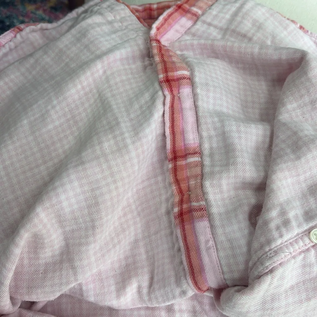 J. Crew Classic Fit Shirt Plaid in Blush Tartan size 14 - Image 11