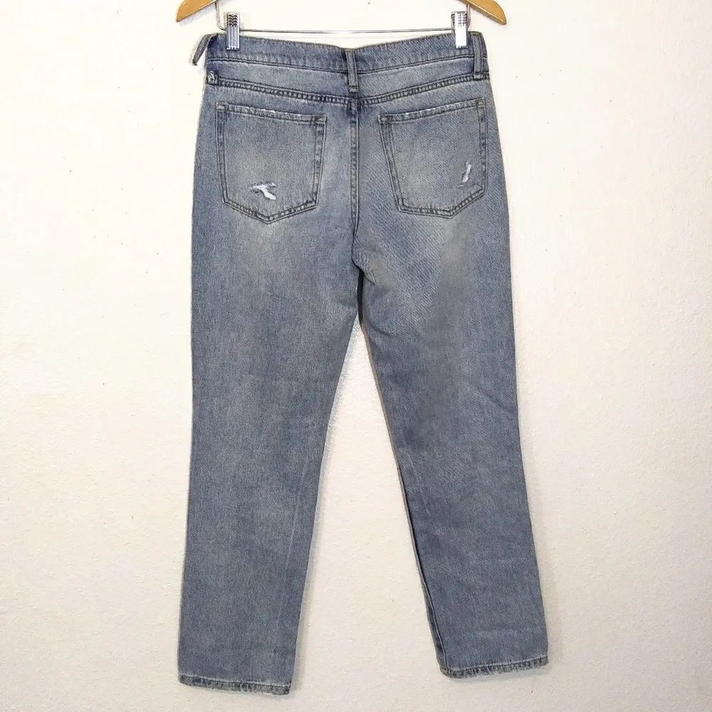 boyfriend distressed jeans women’s Size 4 - Image 5
