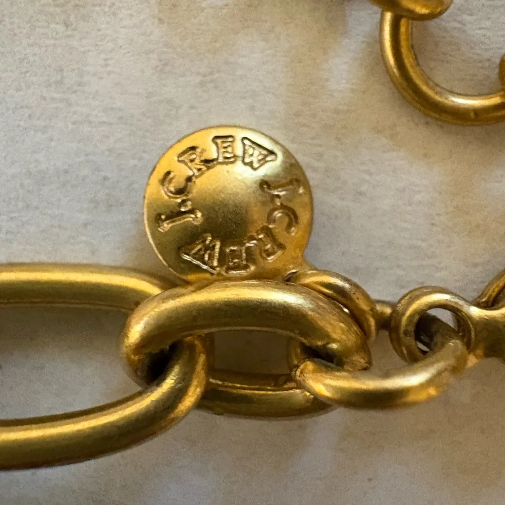 J.Crew  Chunky Tortoise Chain Reversible 20” Statement Necklace - Image 3