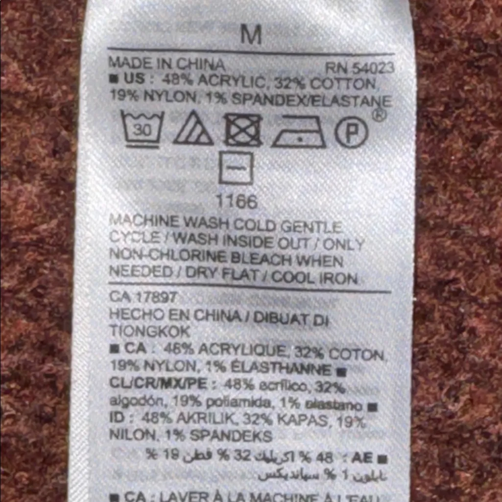 Old Navy Ribbed Tunic Sweater Women’s M Medium Brown - Image 9