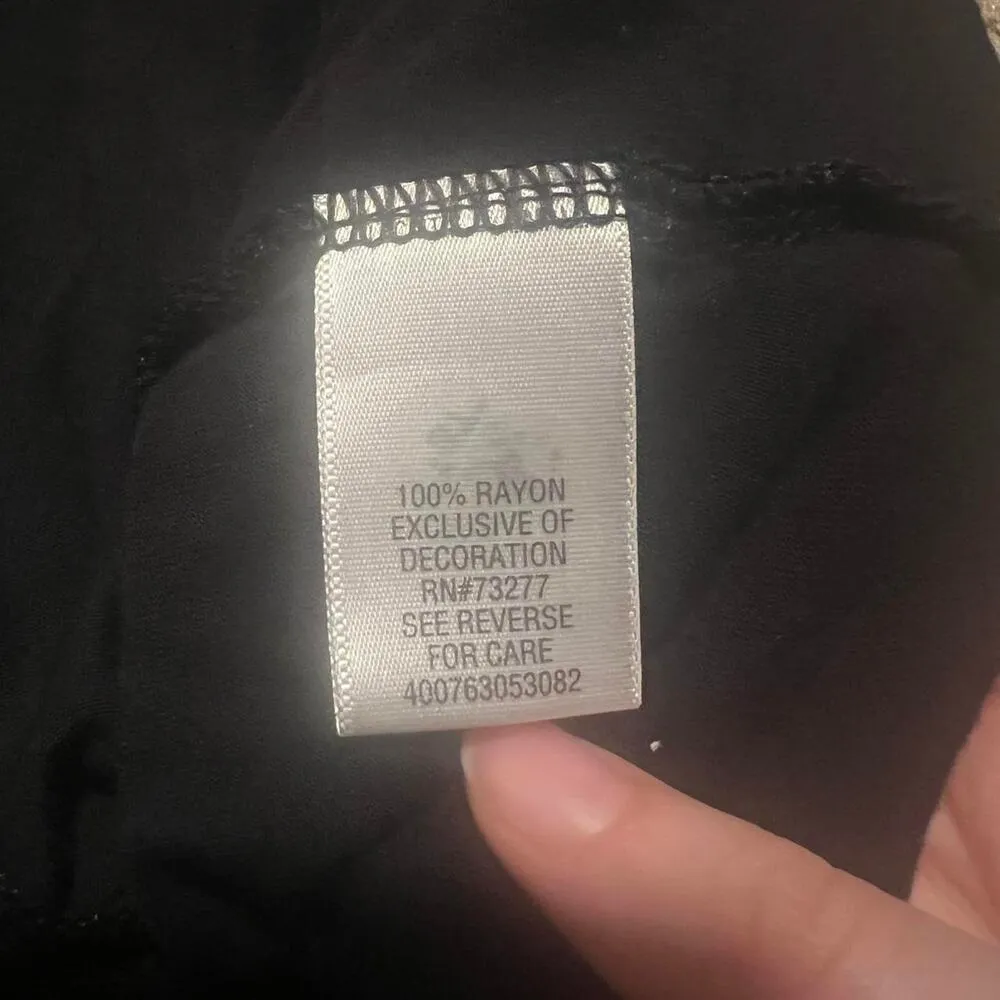 Vintage Y2K Candies Tank Top Size Small Black Sequin Neckline - Image 5