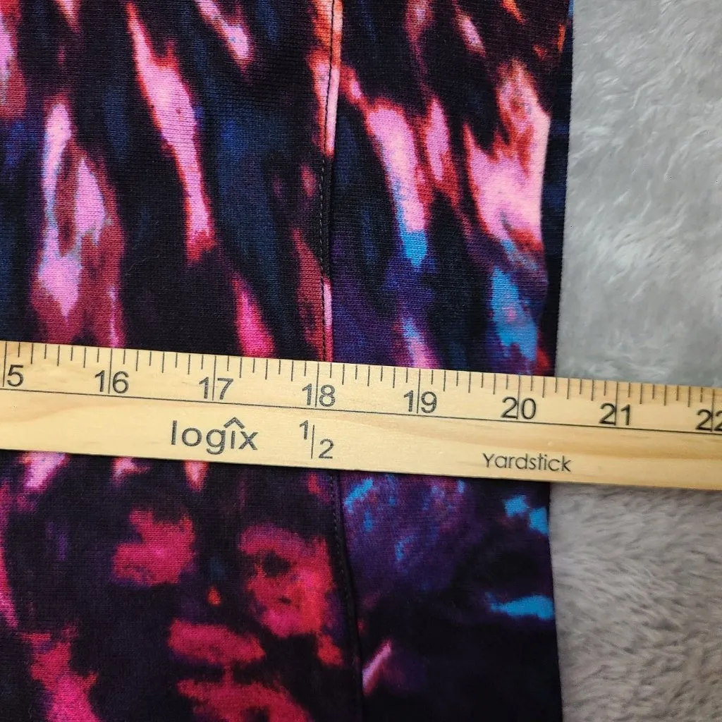 Juicy By Juicy Coture Tie Dye Swirl Black‎ Longsleeve Shirt Size Small Womens - Image 9