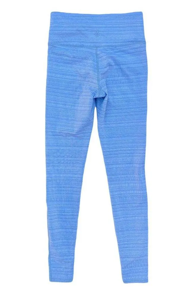 Athleta High Rise Jacquard Chaturanga 7/8 Tight Grey White Size Extra Small - Image 3