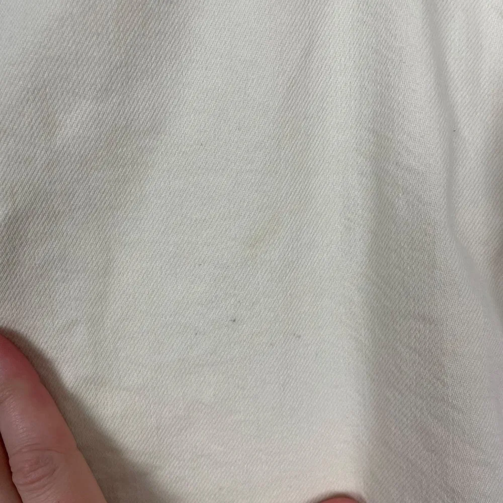 J. Crew Woman's Sz L Cream‎ Neutral Colored True Wrap Skirt High Rise Summer - Image 2