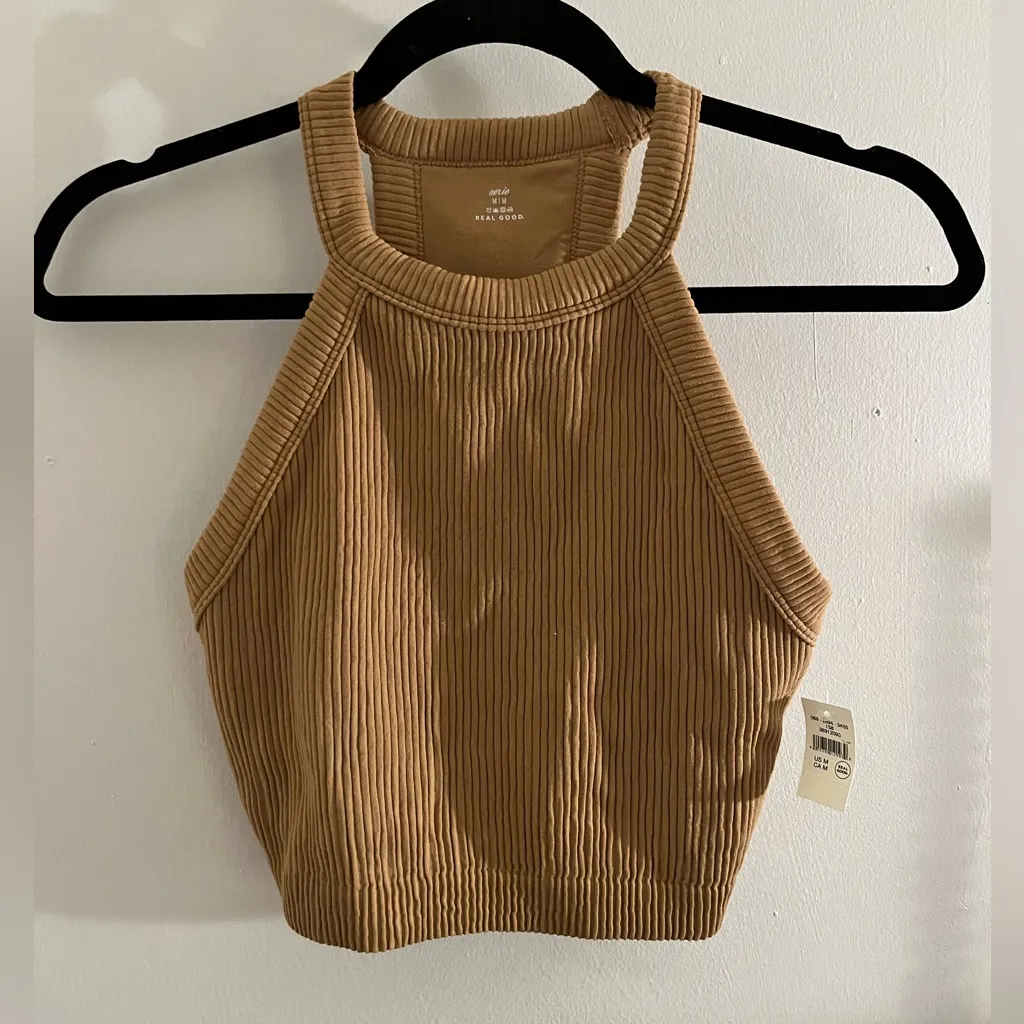 Aerie Superchill Seamless High Neck Bra Top - Image 2