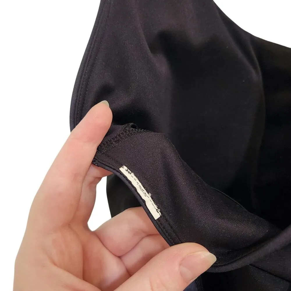 Old Navy Powersoft Activewear Workout Sports Tank Top Built in Bra Black Medium - Image 8