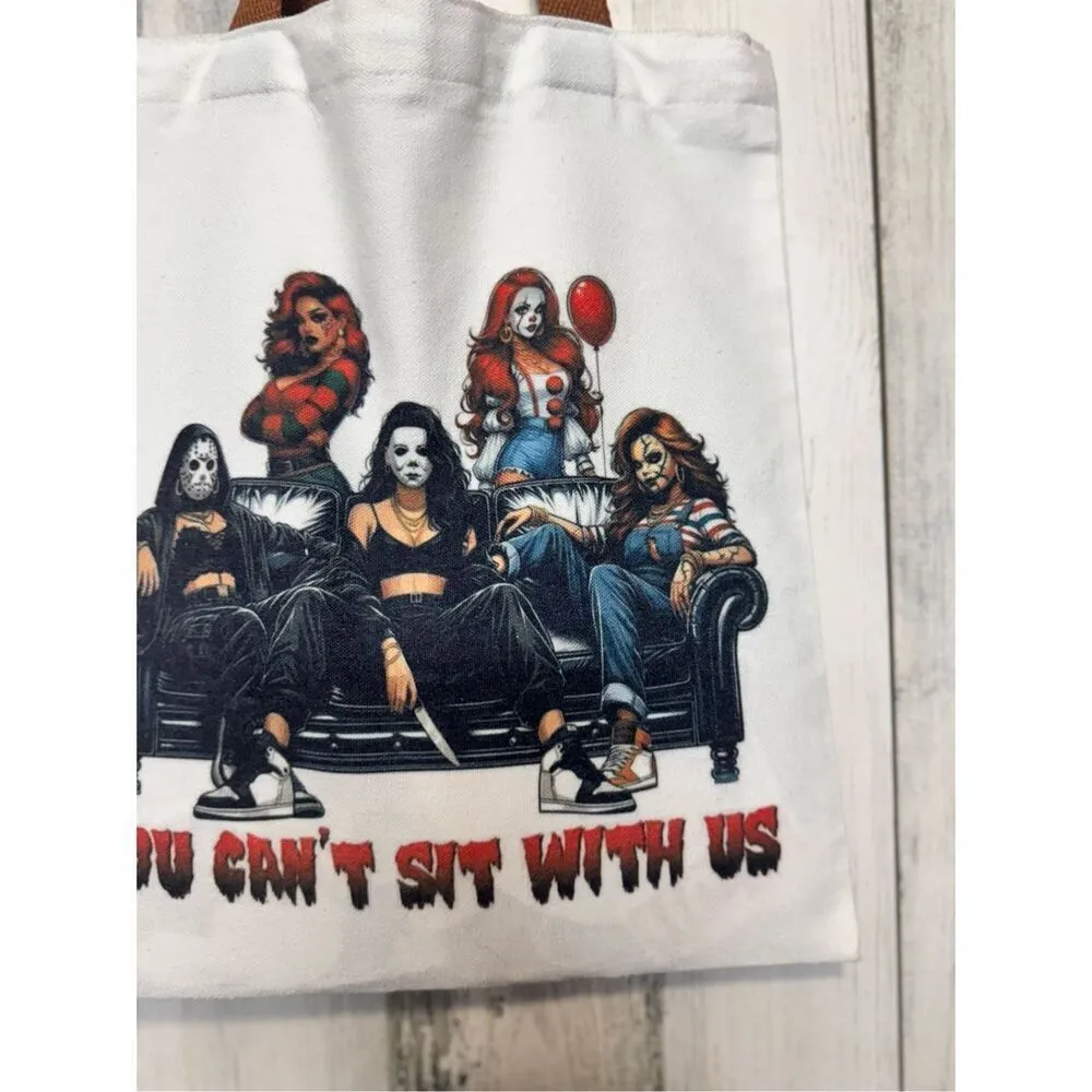 Horror tote bag White - Image 3