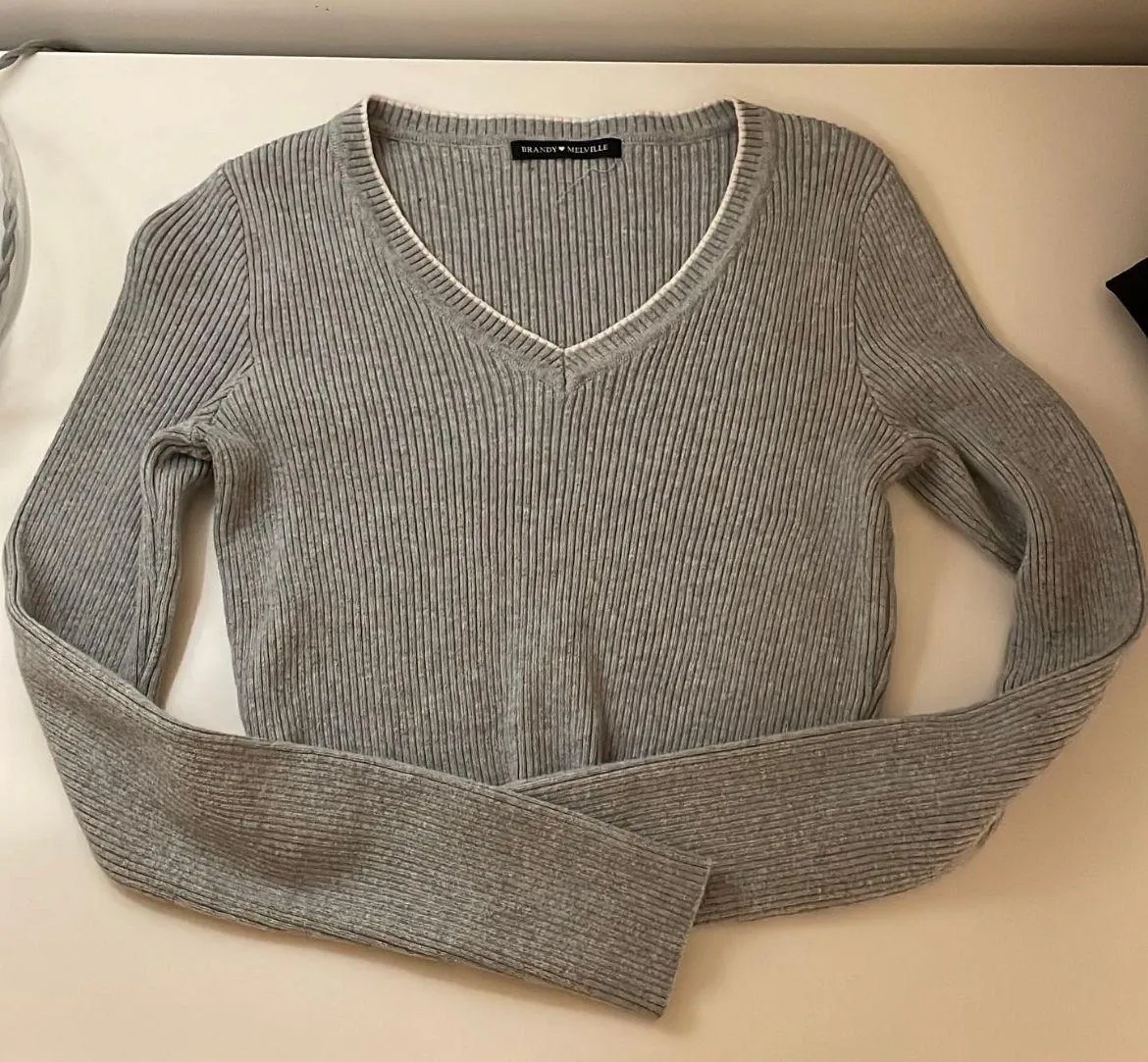 Brandy Melville Milena Cropped Sweater - Image 2