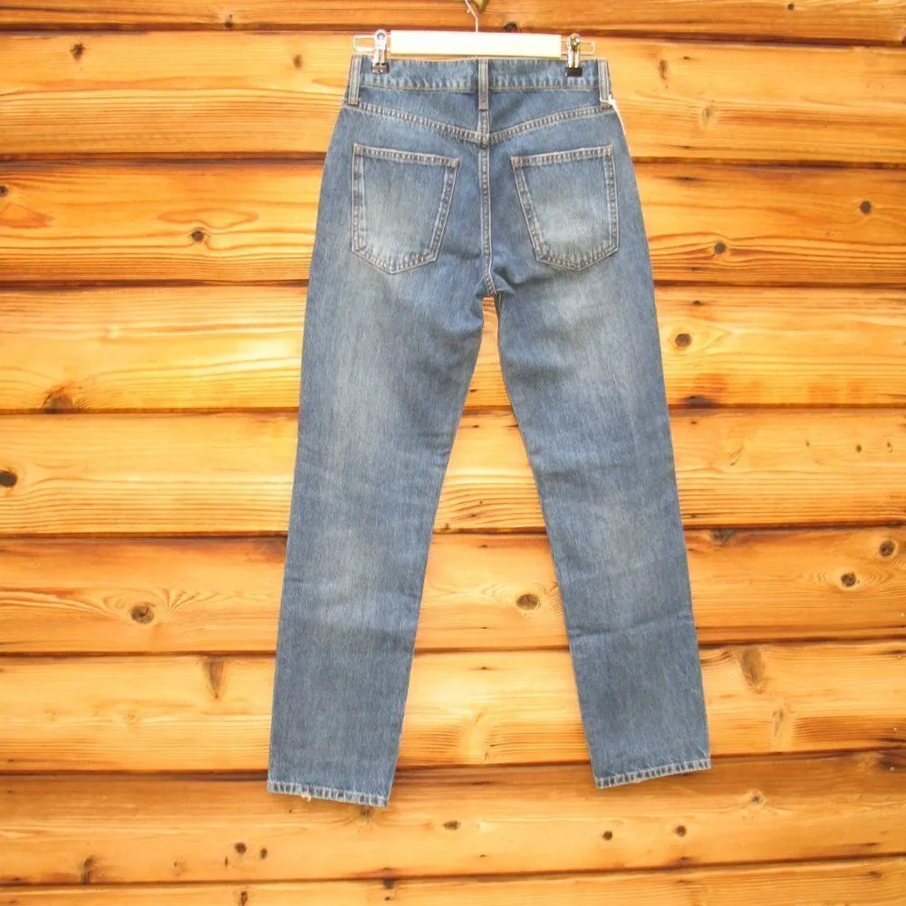 NWT Triarchy Medium Wash High Rise Boyfriend Jeans - Image 6