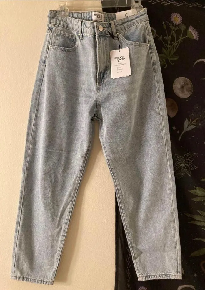 High Rise, Balloon Jeans Blue Size 28 - Image 2