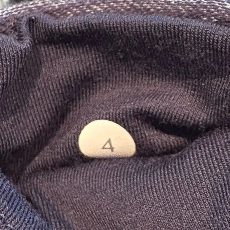 Lululemon Navy Heather Capri Leggings‎ Size 4 - Image 5