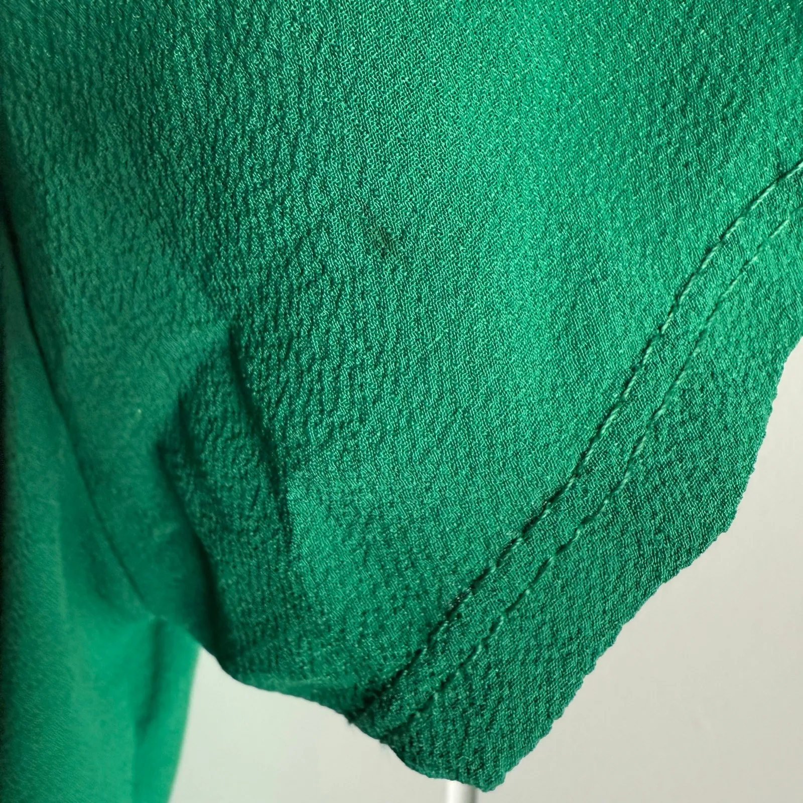 Boohoo Womens Dress Emerald Green Faux Wrap Maxi Dress Short Sleeve‎ NEW - Image 7