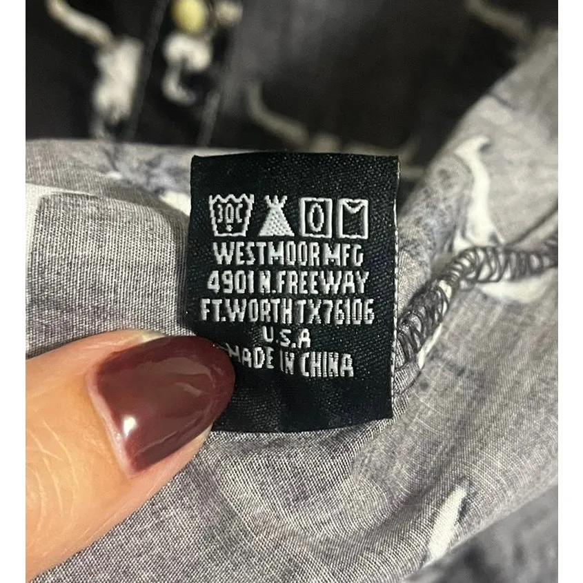 Rock & Roll Cowgirl Steer Skull Shirt as Seen on Mia in Yellowstone Women's M - Image 11