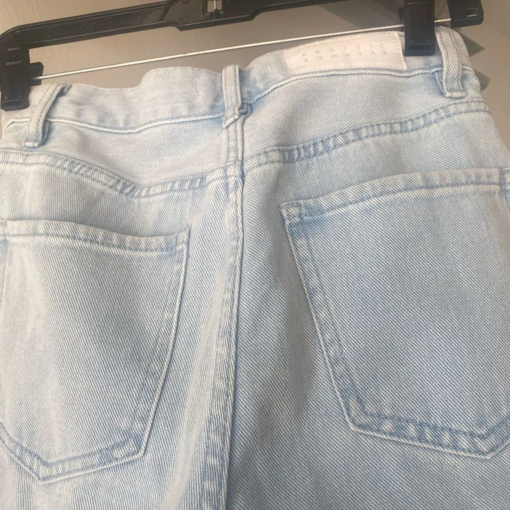 PacSun lightwash high waisted flare bell bottom jeans - Image 5