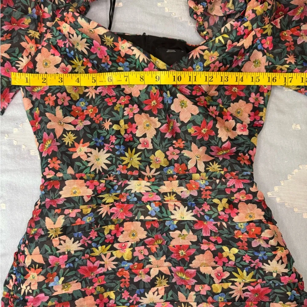 C/MEO Collective Red and Pink Long Sleeve Dress #332 - Image 13