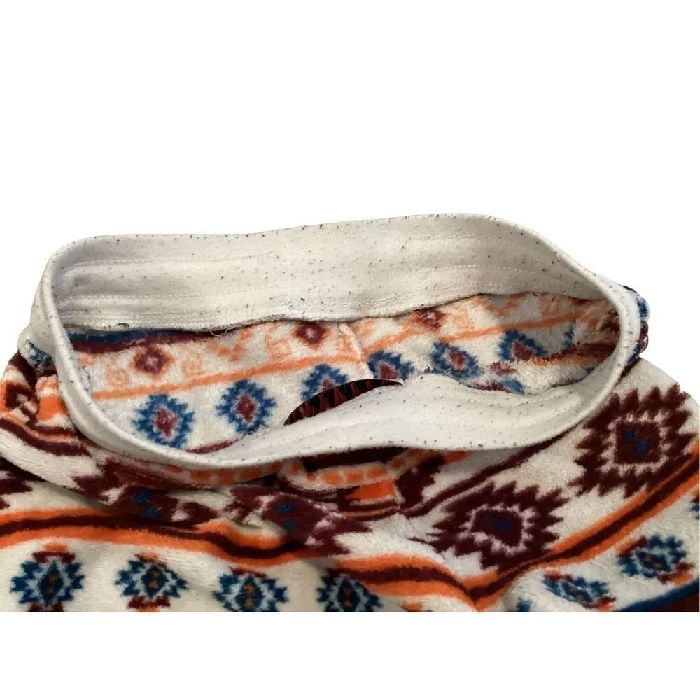 Derek Heart Aztec Style Fleece Joggers Argyle Hippie - Image 7