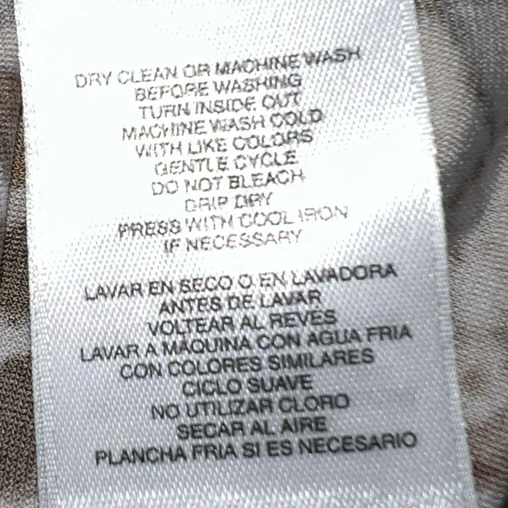 Kasper Ecu snake print cowl neck sleeveless top! Brown Size undefined - Image 9