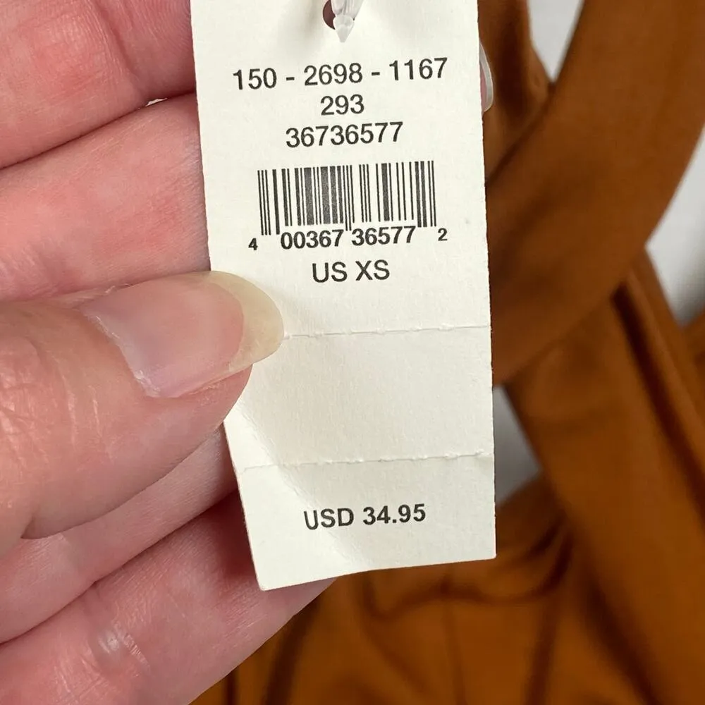 Offline by Aerie Bikini Top Women's Size XS Real Me Medium Support Brown Orange - Image 4