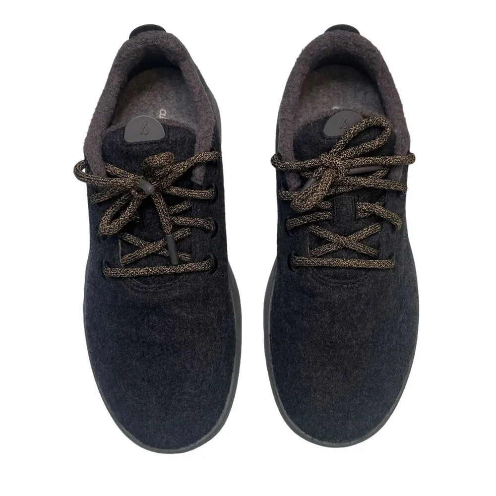 Allbirds Wool Runner Mizzles Casual Sneakers Black Merino Wool Women’s Size 11 - Image 2