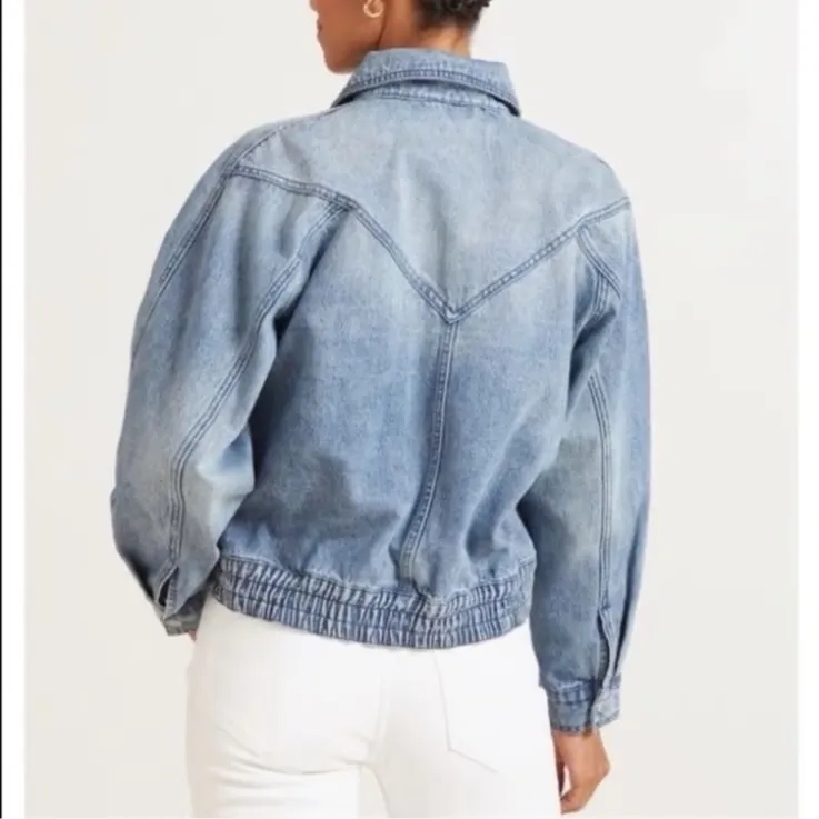 BLANKNYC Woman’s Wondering Why Denim Jacket Size small - Image 2