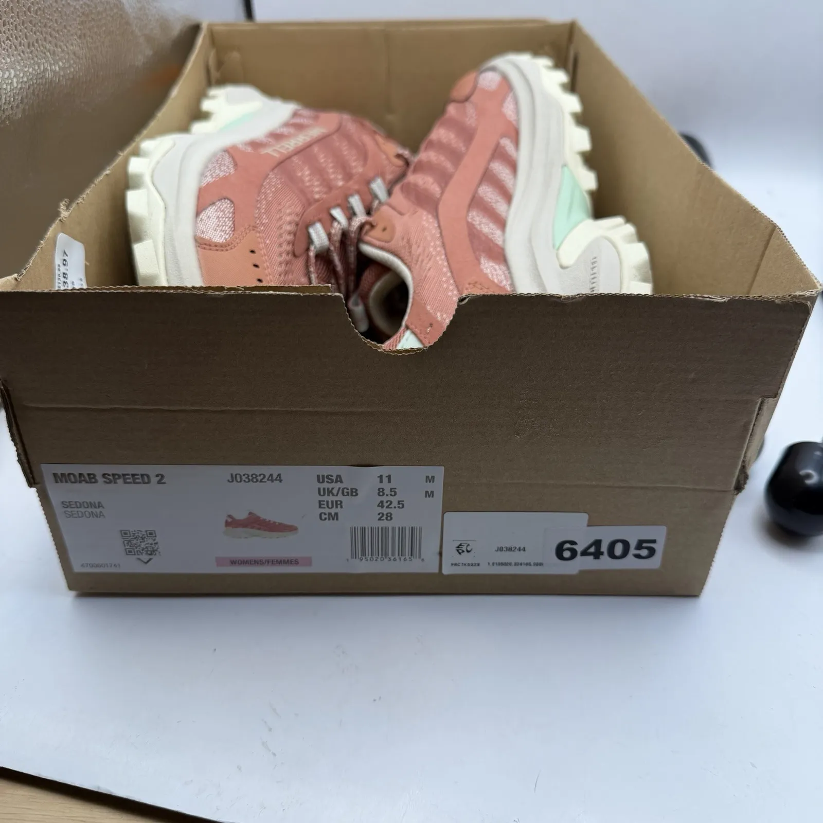 Merrell "MOAB SPEED 2" Women's size 11 Hiking Shoes Camping Trail "Sedona" - Image 10