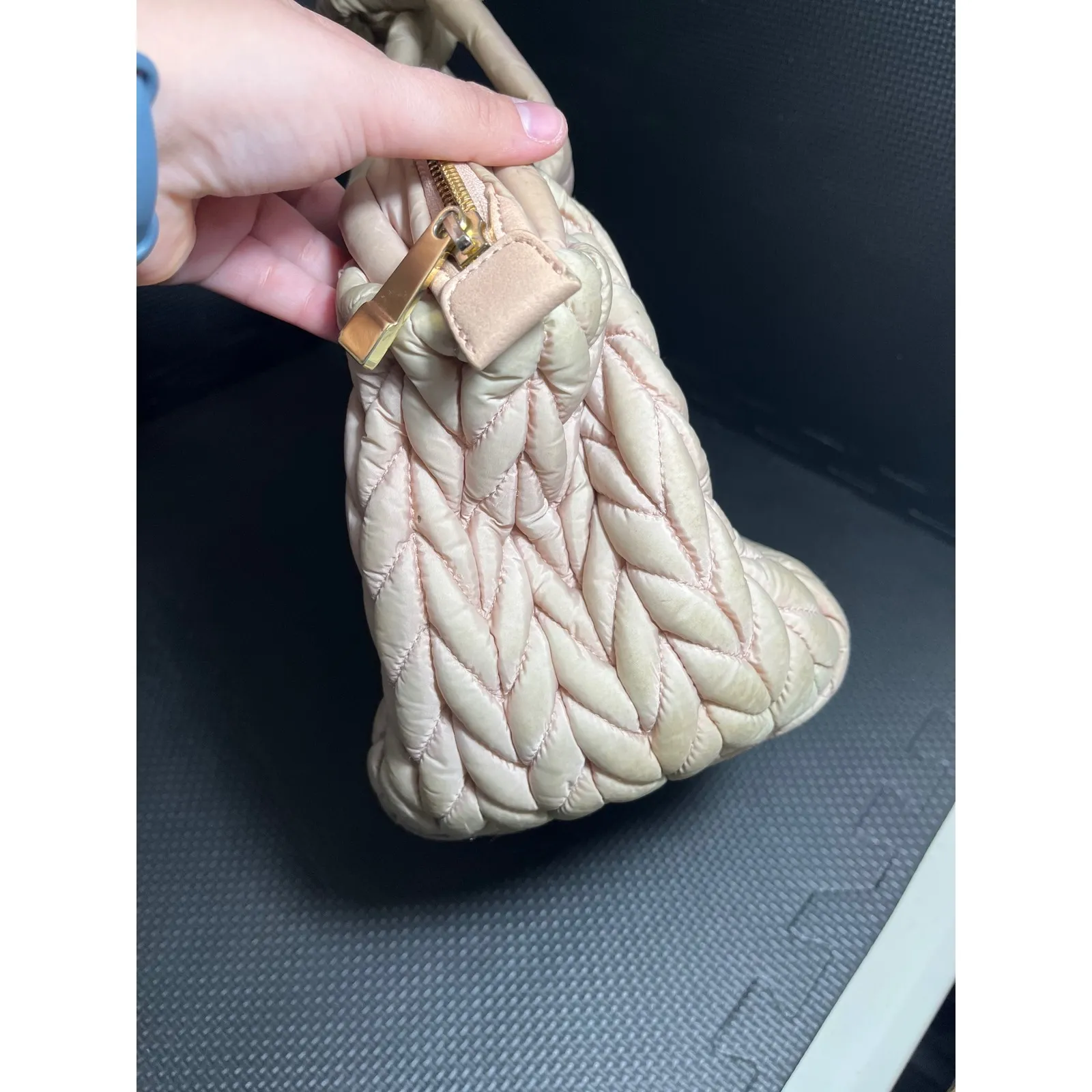 Happ Paige Mini Diaper Bag Quilted Womens Purse - Image 6