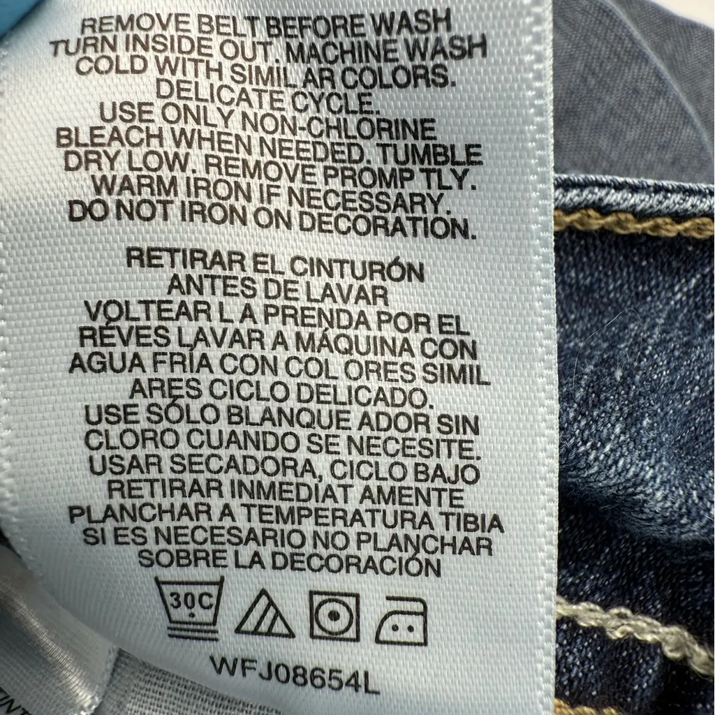 Wallflower Dark Blue Jean Shorts Size 3 - Image 5