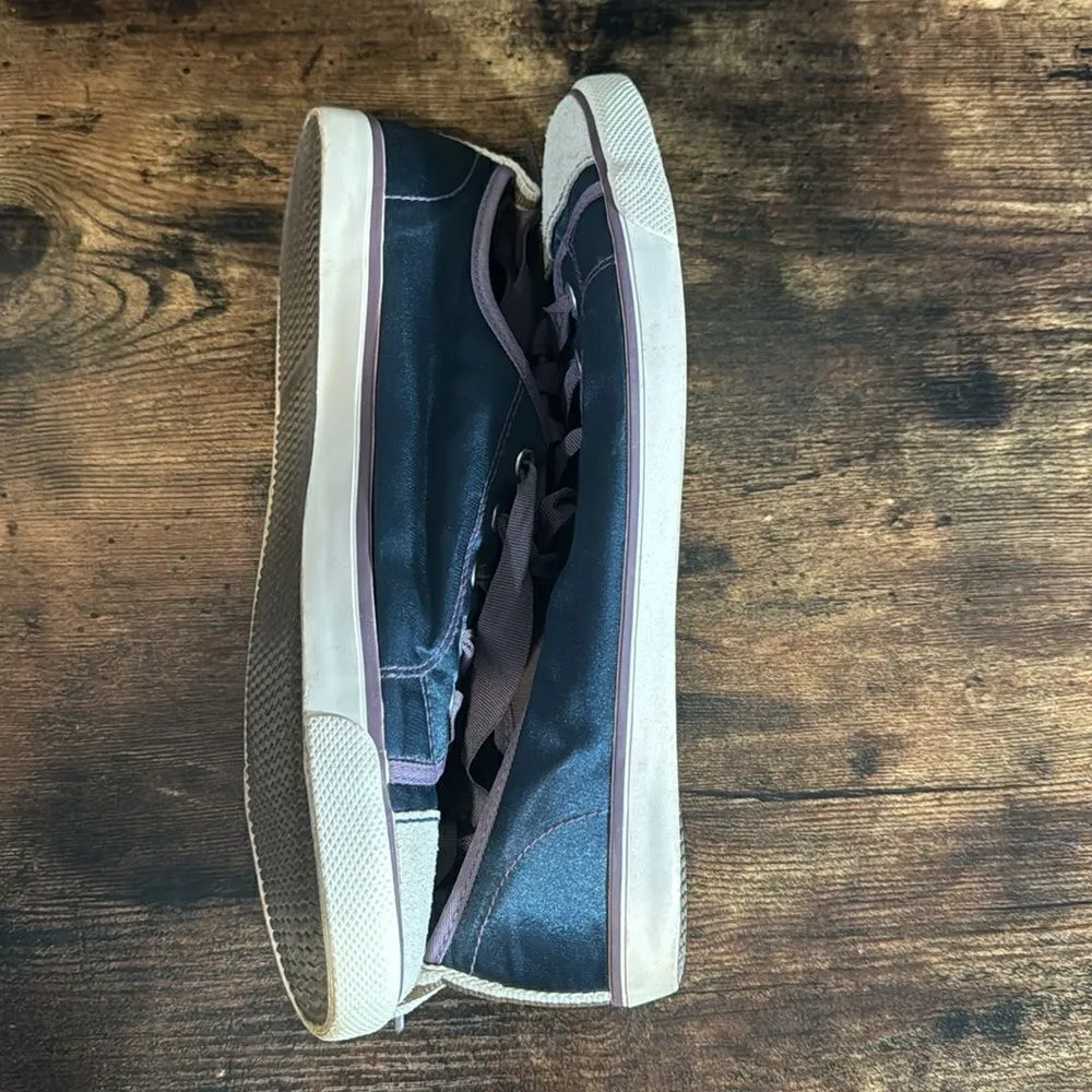 Boden Blue Satin Sneakers size 41‎ (9.5 US) - Image 10