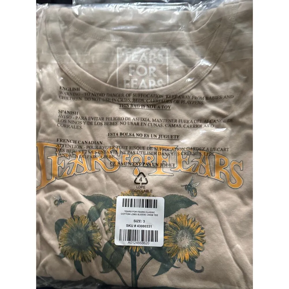 Tears For Fears Classic Fit Long Sleeve Tee Size 3X New with Tag - Image 6