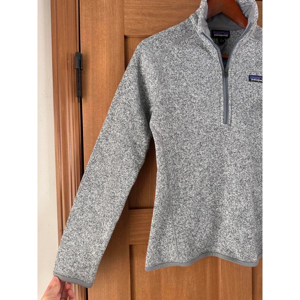 Patagonia Better Sweater 1/4-Zip Fleece Sweatshirt Gray Women’s size Small - Image 2