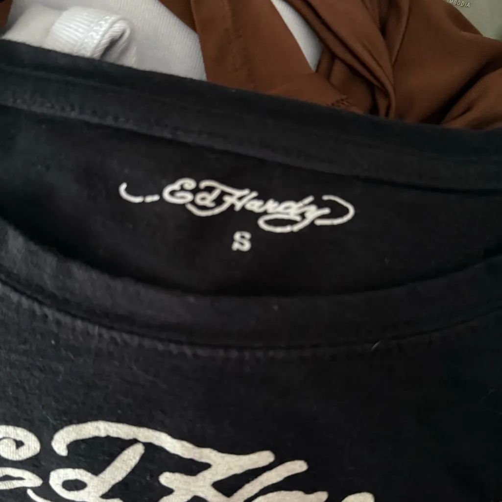 Ed Hardy Black Graphic Tee - Image 2