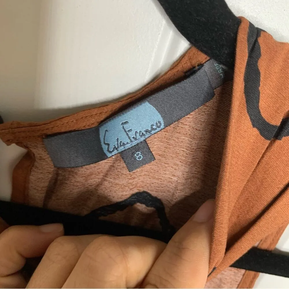 Anthropologie Eva Franco Faith wide leg halter‎ jumpsuit size 8 vacation summer - Image 9