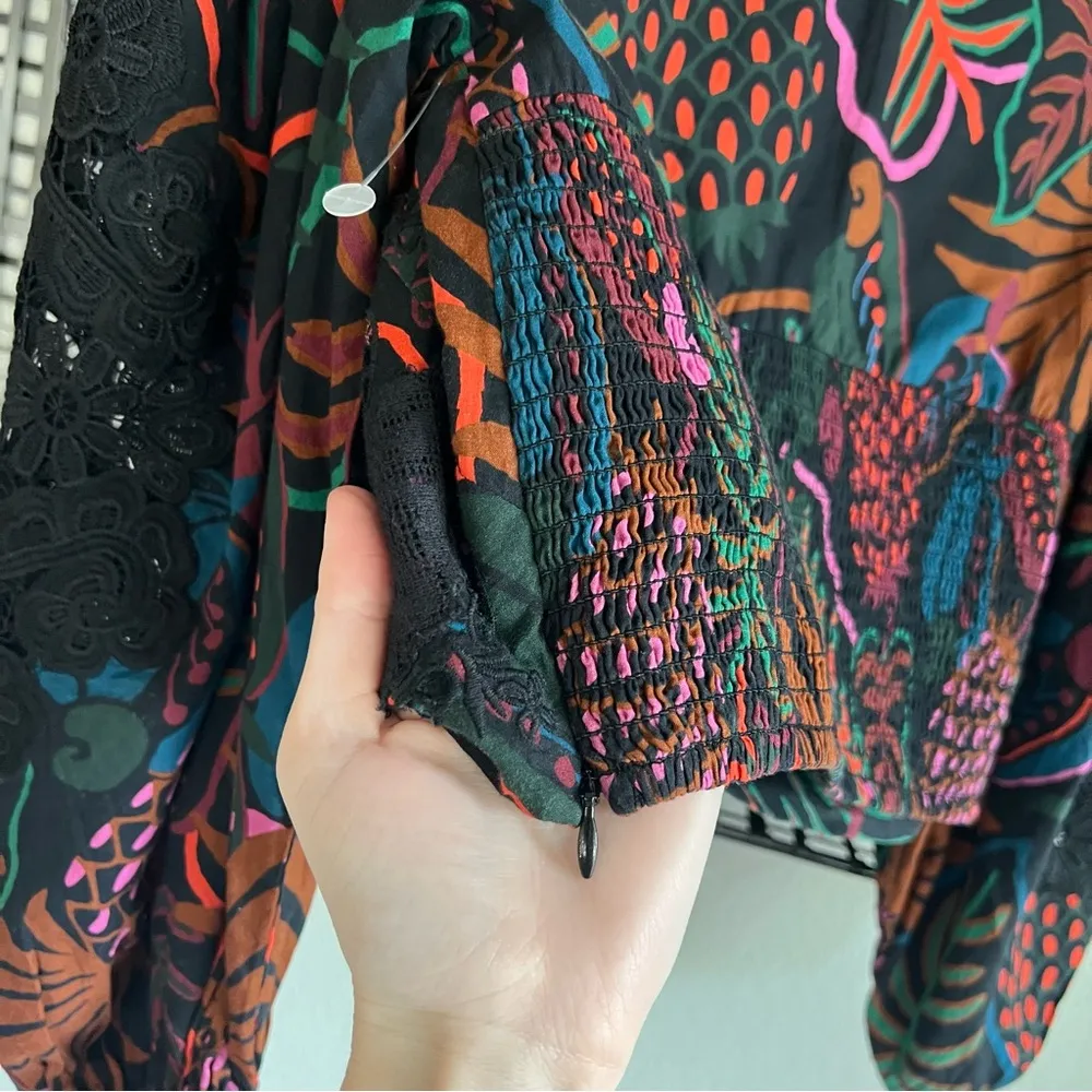 Farm Rio frutis dream puff sleeve blouse - Image 10