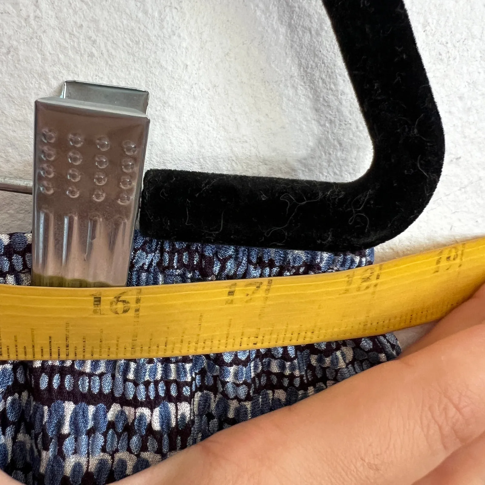 Vintage Y2K Blue Maxi Skirt 2000s Boho‎ Grunge Retro 90s Whimsigoth 1X - Image 4