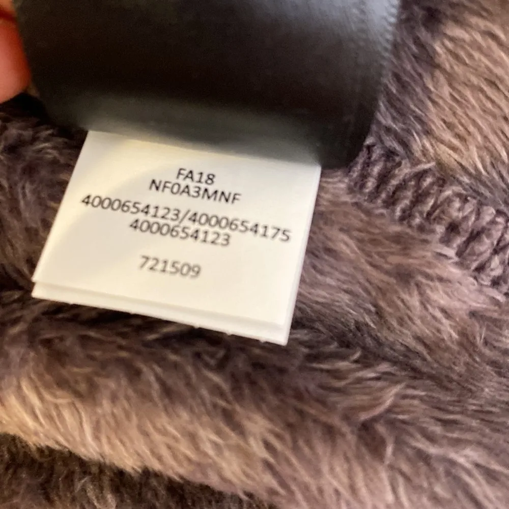 The North Face Long Sleeve Fleece Jacket Zipper Closure Diamond Pattern EUC Sz M - Image 9