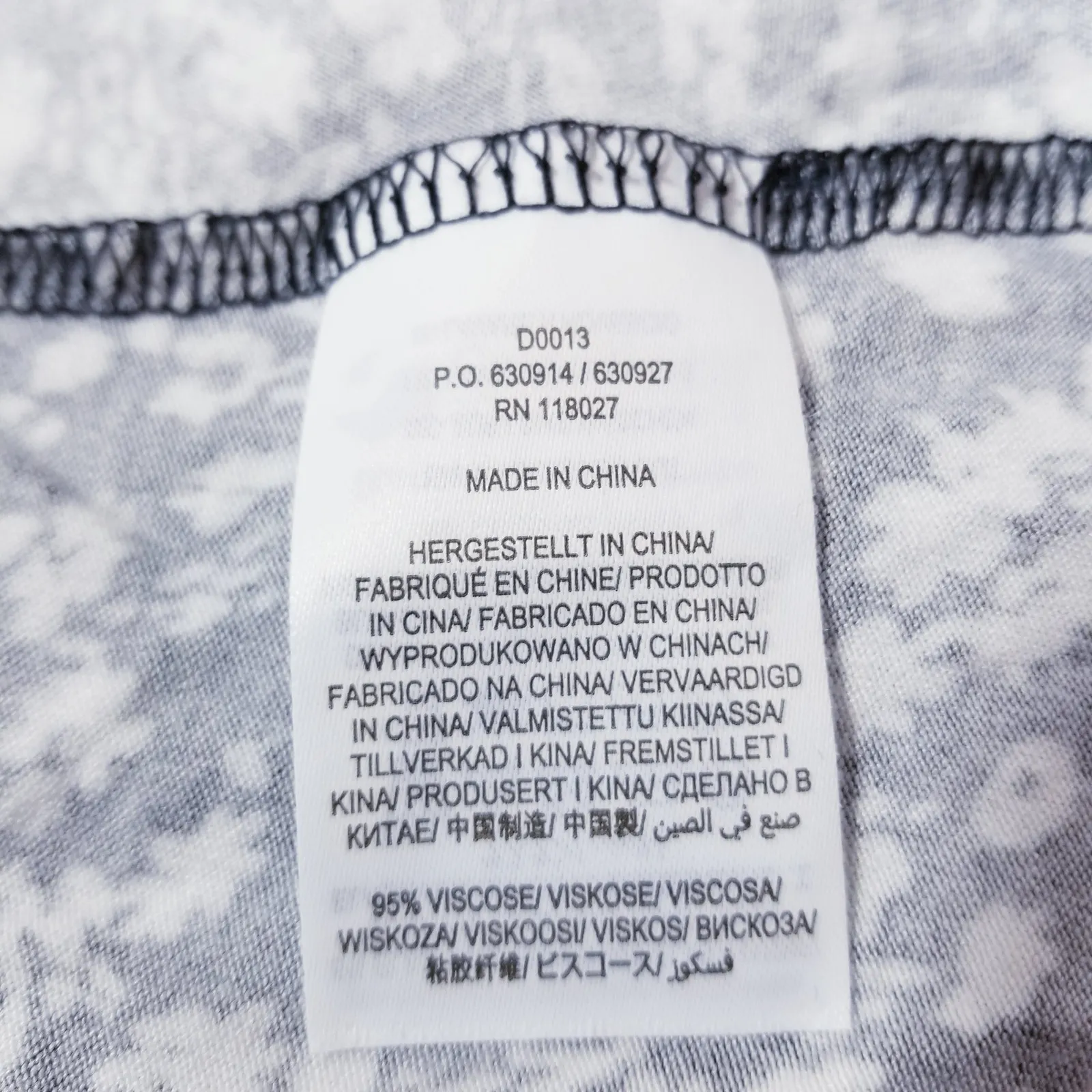 Boden Floral Print Long Sleeves Midi Jersey Dress with Side pockets Black Size 10 - Image 11