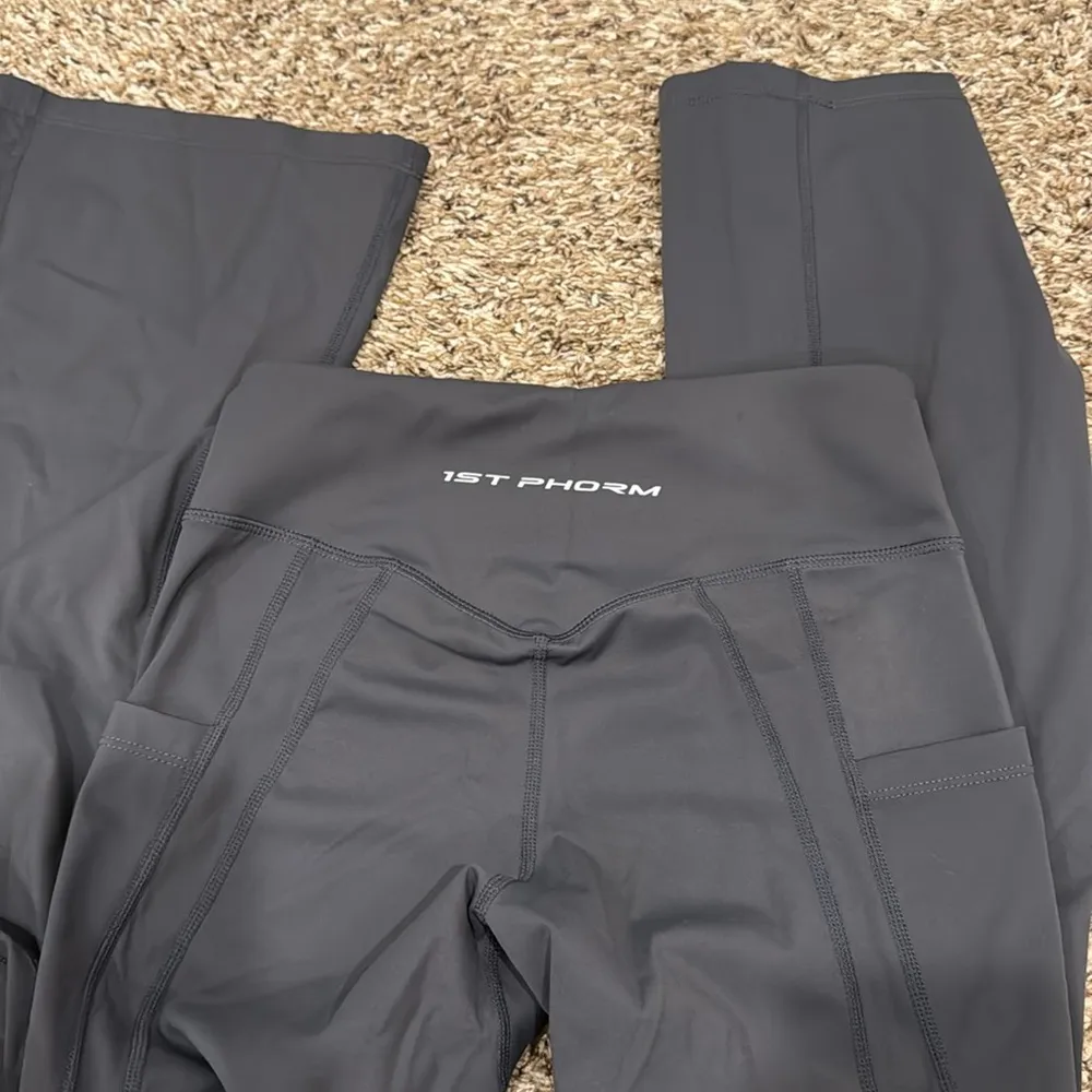 1st Phorm Grey Flare Leggings Gray Size M - Image 3